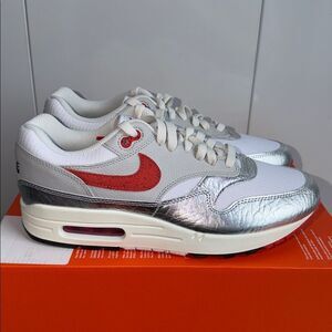 Nike Air Max 1 Premium 'Hot Sauce' HF7746-100 Men’s Size 9